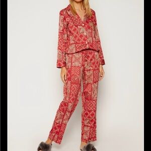 Ralph Lauren Cotton Pajamas Paisley Patchwork
